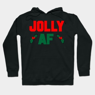 Jolly AF - Christmas Hoodie